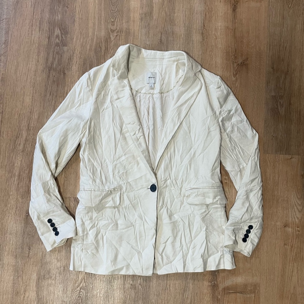 Anthropologie Tessie Blazer by Maeve: Linen Edition - Picture 6 of 12